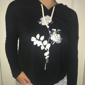 flower hoodie